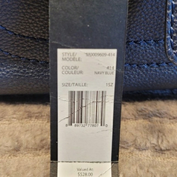 Marc Jacobs Petal To The Metal Bird Navy Tote Bag - Picture 10 of 14